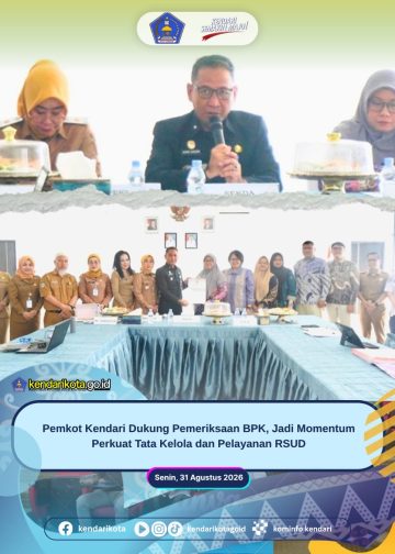 Pemkot Kendari Dukung Pemeriksaan BPK, Jadi Momentum Perkuat Tata Kelola dan Pelayanan RSUD