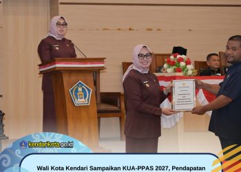 Wali Kota Kendari Sampaikan KUA-PPAS 2027, Pendapatan Daerah Diproyeksikan Rp1,59 Triliun