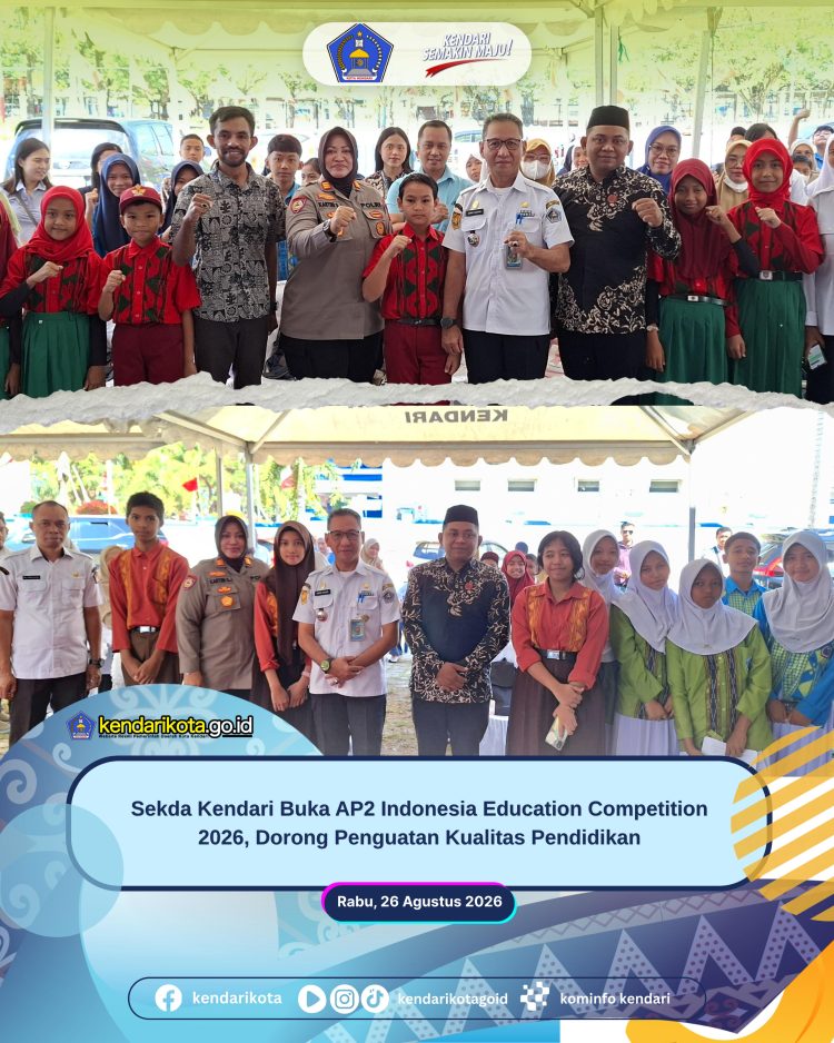 Sekda Kendari Buka AP2 Indonesia Education Competition 2026, Dorong Penguatan Kualitas Pendidikan