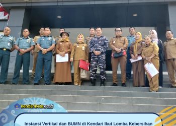 Instansi Vertikal dan BUMN di Kendari Ikut Lomba Kebersihan Pemkot Kendari Sambut HUT ke-81 RI