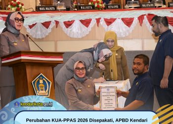 Perubahan KUA-PPAS 2026 Disepakati, APBD Kendari Diarahkan Perkuat Layanan Publik dan Infrastruktur