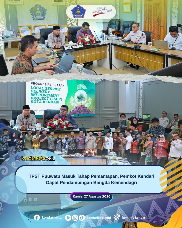 TPST Puuwatu Masuk Tahap Pemantapan, Pemkot Kendari Dapat Pendampingan Bangda Kemendagri