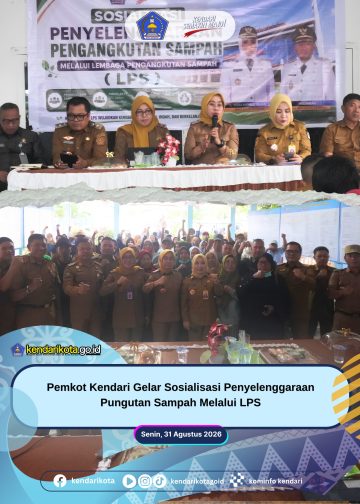 Pemkot Kendari Gelar Sosialisasi Penyelenggaraan Pungutan Sampah Melalui LPS