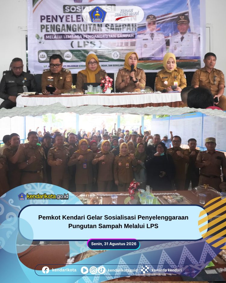 Pemkot Kendari Gelar Sosialisasi Penyelenggaraan Pungutan Sampah Melalui LPS