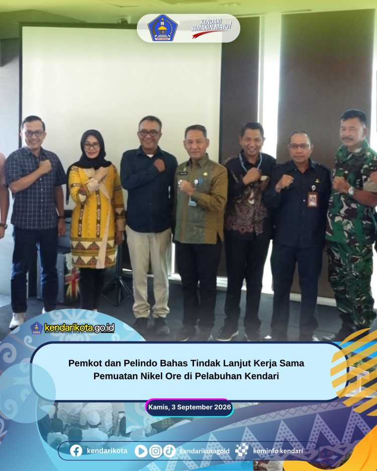 Pemkot dan Pelindo Bahas Tindak Lanjut Kerja Sama Pemuatan Nikel Ore di Pelabuhan Kendari
