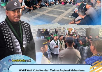 Wakil Wali Kota Kendari Terima Aspirasi Mahasiswa Terkait Kelangkaan BBM