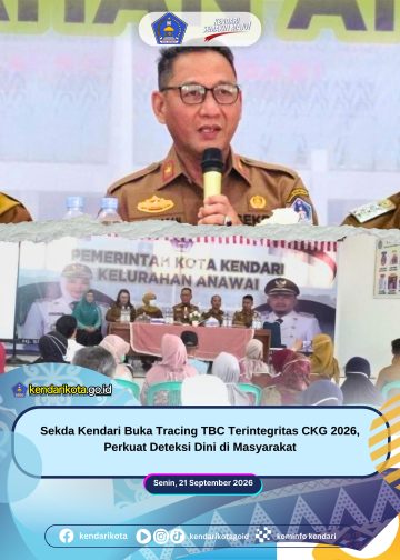 Sekda Kendari Buka Tracing TBC Terintegritas CKG 2026, Perkuat Deteksi Dini di Masyarakat