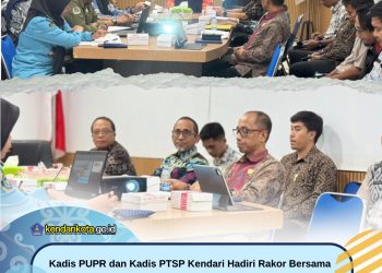 Kadis PUPR dan Kadis PTSP Kendari Hadiri Rakor Bersama Ombudsman, Bahas Proses KKPR Darat PPS Kendari