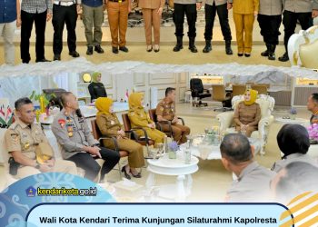 Wali Kota Kendari Terima Kunjungan Silaturahmi Kapolresta Kendari yang Baru