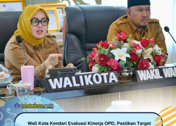 Wali Kota Kendari Evaluasi Kinerja OPD, Pastikan Target Pembangunan Tercapai