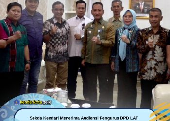 Sekda Kendari Menerima Audiensi Pengurus DPD LAT Perkuat Koordinasi Program Kerja