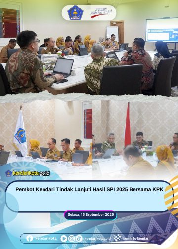 Pemkot Kendari Tindak Lanjuti Hasil SPI 2025 Bersama KPK