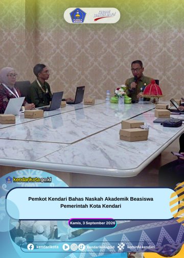 Pemkot Kendari Bahas Naskah Akademik Beasiswa Pemerintah Kota Kendari