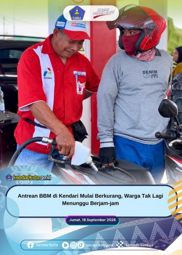 Antrean BBM di Kendari Mulai Berkurang, Warga Tak Lagi Menunggu Berjam-jam