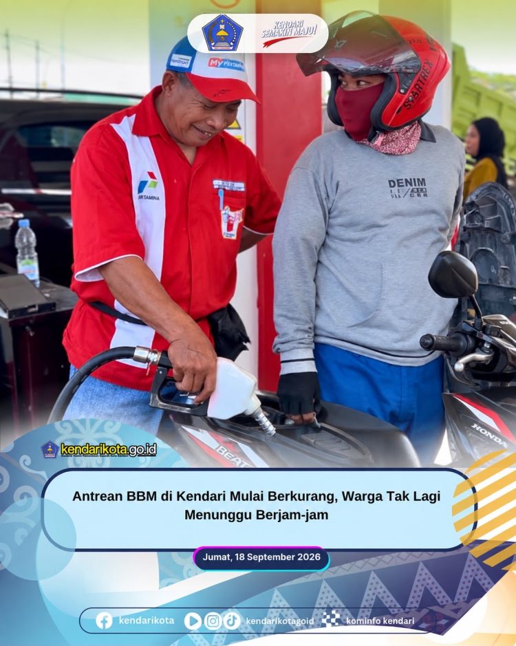 Antrean BBM di Kendari Mulai Berkurang, Warga Tak Lagi Menunggu Berjam-jam