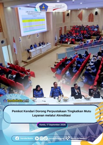 Pemkot Kendari Dorong Perpustakaan Tingkatkan Mutu Layanan melalui Akreditasi