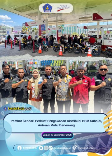 Pemkot Kendari Perkuat Pengawasan Distribusi BBM Subsidi, Antrean Mulai Berkurang