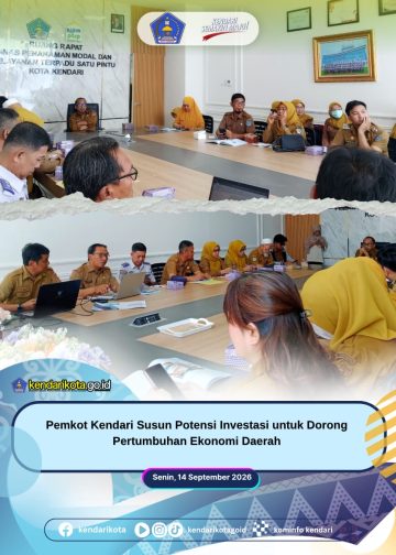 Pemkot Kendari Susun Potensi Investasi untuk Dorong Pertumbuhan Ekonomi Daerah