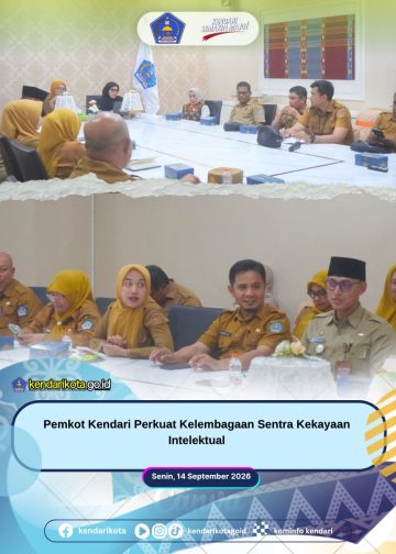 Pemkot Kendari Perkuat Kelembagaan Sentra Kekayaan Intelektual