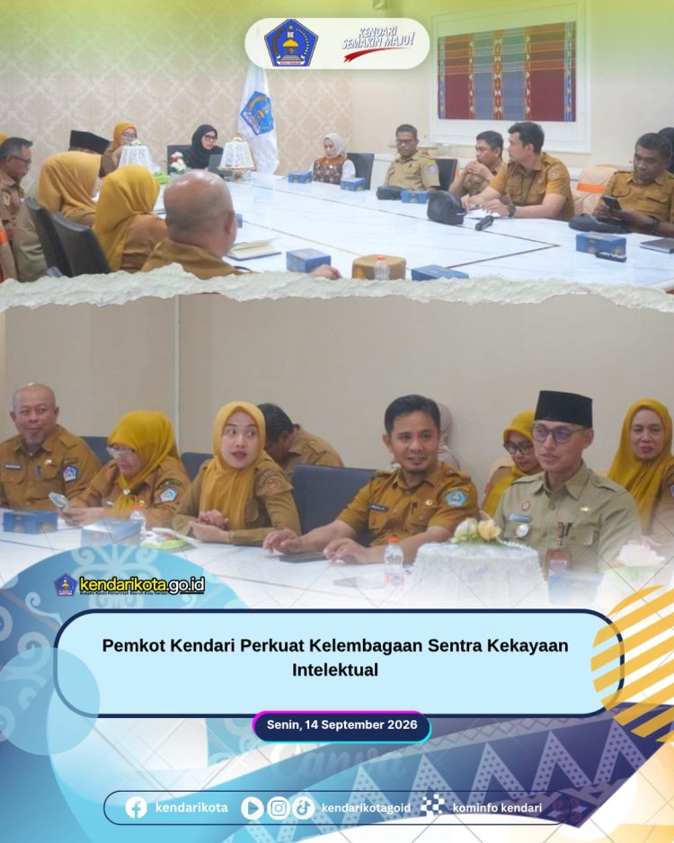 Pemkot Kendari Perkuat Kelembagaan Sentra Kekayaan Intelektual