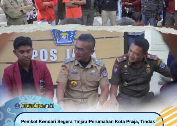 Pemkot Kendari Segera Tinjau Perumahan Kota Praja, Tindak Lanjuti Aspirasi Warga