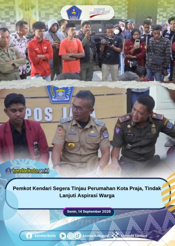 Pemkot Kendari Segera Tinjau Perumahan Kota Praja, Tindak Lanjuti Aspirasi Warga