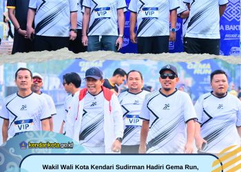 Wakil Wali Kota Kendari Sudirman Hadiri Gema Run, Gaungkan Budaya Hidup Sehat Melalui Olahraga Bersama Masyarakat