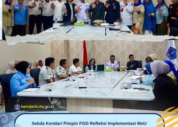 Sekda Kendari Pimpin FGD Refleksi Implementasi MoU Perlindungan Perempuan dan Anak