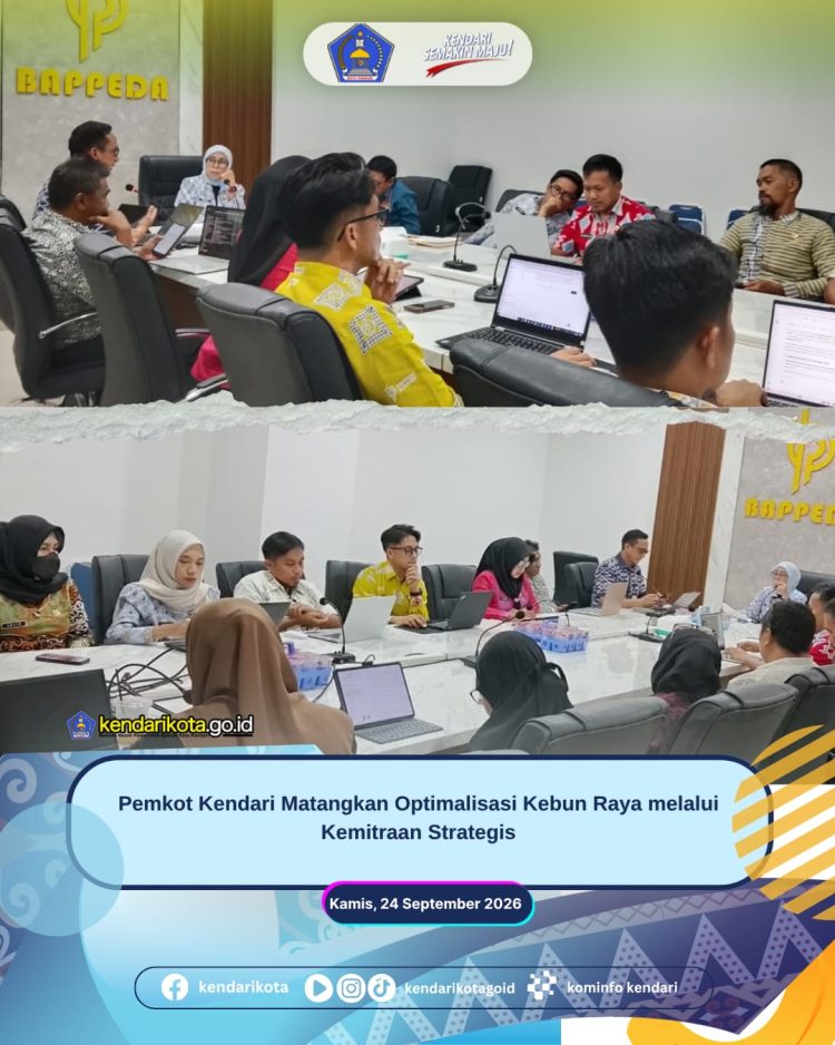 Pemkot Kendari Matangkan Optimalisasi Kebun Raya melalui Kemitraan Strategis