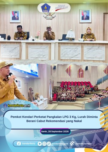 Pemkot Kendari Perketat Pangkalan LPG 3 Kg, Lurah Diminta Berani Cabut Rekomendasi yang Nakal