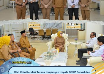 Wali Kota Kendari Terima Kunjungan Kepala BPKP Perwakilan Sultra yang Baru