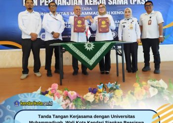 Tanda Tangan Kerjasama dengan Universitas Muhammadiyah, Wali Kota Kendari Siapkan Beasiswa hingga S3