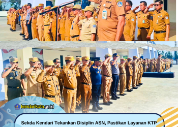 Sekda Kendari Tekankan Disiplin ASN, Pastikan Layanan KTP Gratis dan Apresiasi Penanganan Antrean BBM