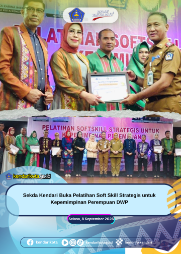 Sekda Kendari Buka Pelatihan Soft Skill Strategis untuk Kepemimpinan Perempuan DWP