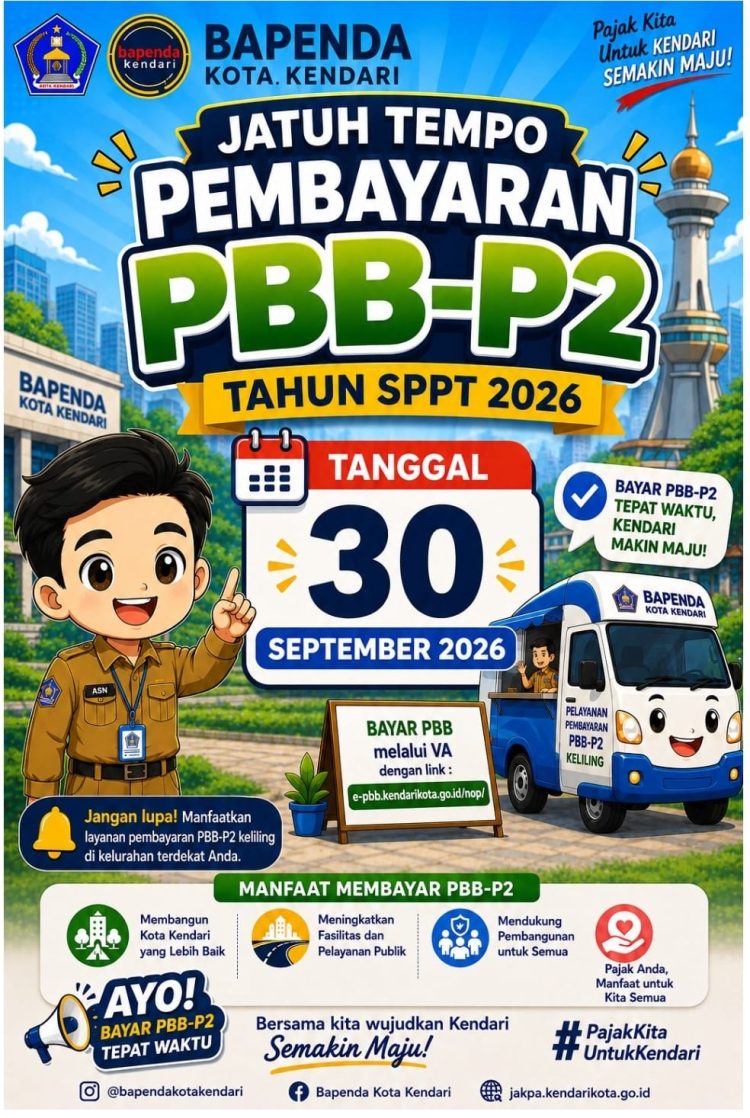 Jelang Jatuh Tempo PBB-P2, Bapenda Kendari Jemput Bola ke Kelurahan