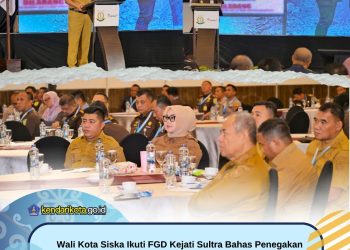 Wali Kota Siska Ikuti FGD Kejati Sultra Bahas Penegakan Hukum dan Pemulihan Aset SDA
