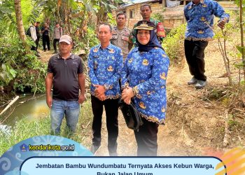Jembatan Bambu Wundumbatu Ternyata Akses Kebun Warga, Bukan Jalan Umum