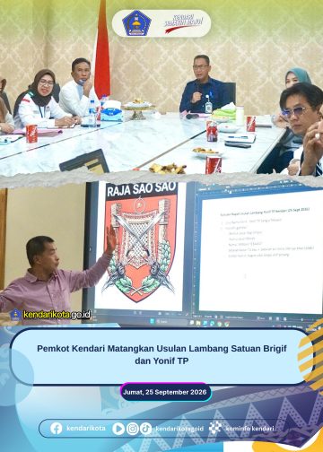 Pemkot Kendari Matangkan Usulan Lambang Satuan Brigif dan Yonif TP