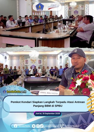 Pemkot Kendari Siapkan Langkah Terpadu Atasi Antrean Panjang BBM di SPBU