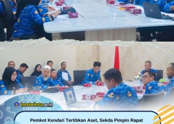 Pemkot Kendari Tertibkan Aset, Sekda Pimpin Rapat Pemusnahan BMD dan Lelang Kendaraan serta Besi Tua
