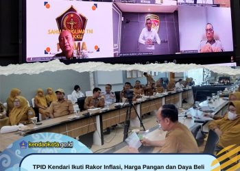 TPID Kendari Ikuti Rakor Inflasi, Harga Pangan dan Daya Beli Jadi Perhatian