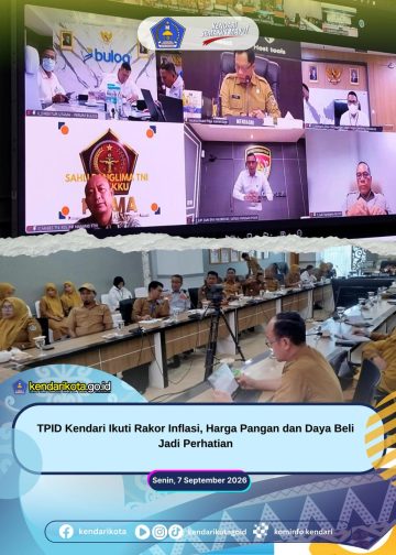 TPID Kendari Ikuti Rakor Inflasi, Harga Pangan dan Daya Beli Jadi Perhatian
