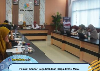 Pemkot Kendari Jaga Stabilitas Harga, Inflasi Mulai Menunjukkan Tren Positif