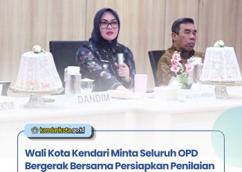 Wali Kota Kendari Minta Seluruh OPD Bergerak Bersama Persiapkan Penilaian Adipura