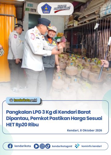Pangkalan LPG 3 Kg di Kendari Barat Dipantau, Pemkot Pastikan Harga Sesuai HET Rp20 Ribu