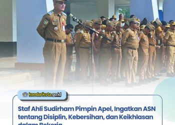 Staf Ahli Sudirham Pimpin Apel, Ingatkan ASN tentang Disiplin, Kebersihan, dan Keikhlasan dalam Bekerja