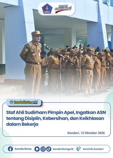Staf Ahli Sudirham Pimpin Apel, Ingatkan ASN tentang Disiplin, Kebersihan, dan Keikhlasan dalam Bekerja