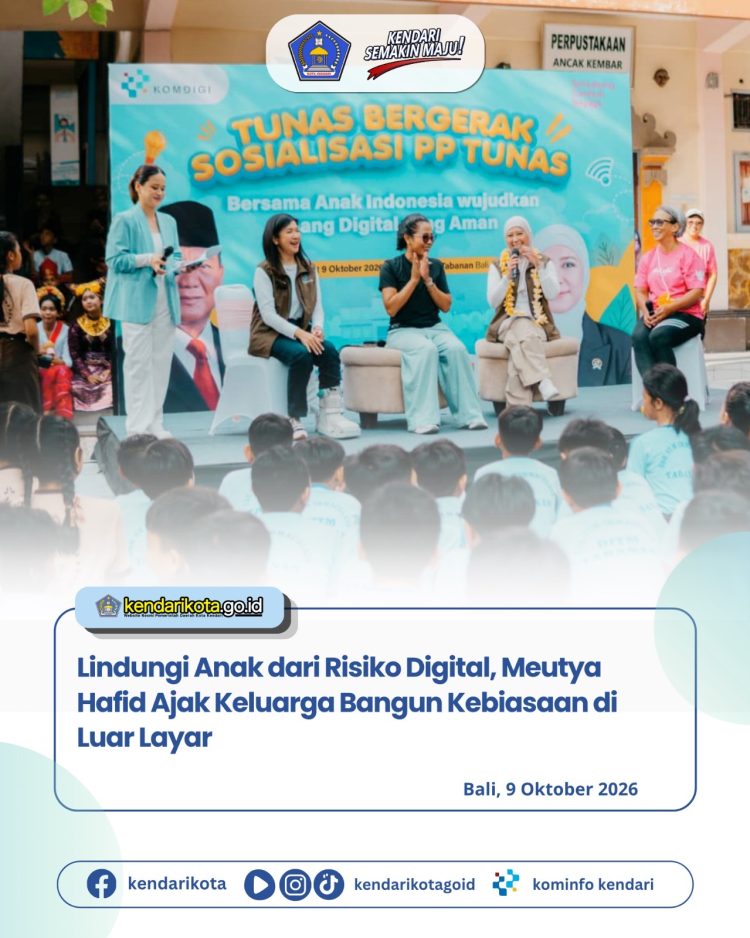 Lindungi Anak dari Risiko Digital, Meutya Hafid Ajak Keluarga Bangun Kebiasaan di Luar Layar