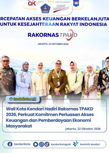 Wali Kota Kendari Hadiri Rakornas TPAKD 2026, Perkuat Komitmen Perluasan Akses Keuangan dan Pemberdayaan Ekonomi Masyarakat