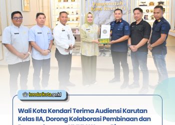 Wali Kota Kendari Terima Audiensi Karutan Kelas IIA, Dorong Kolaborasi Pembinaan dan Pengembangan UMKM Warga Binaan